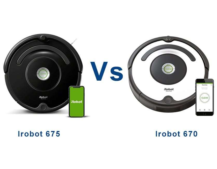irobot roomba 670 vs 675