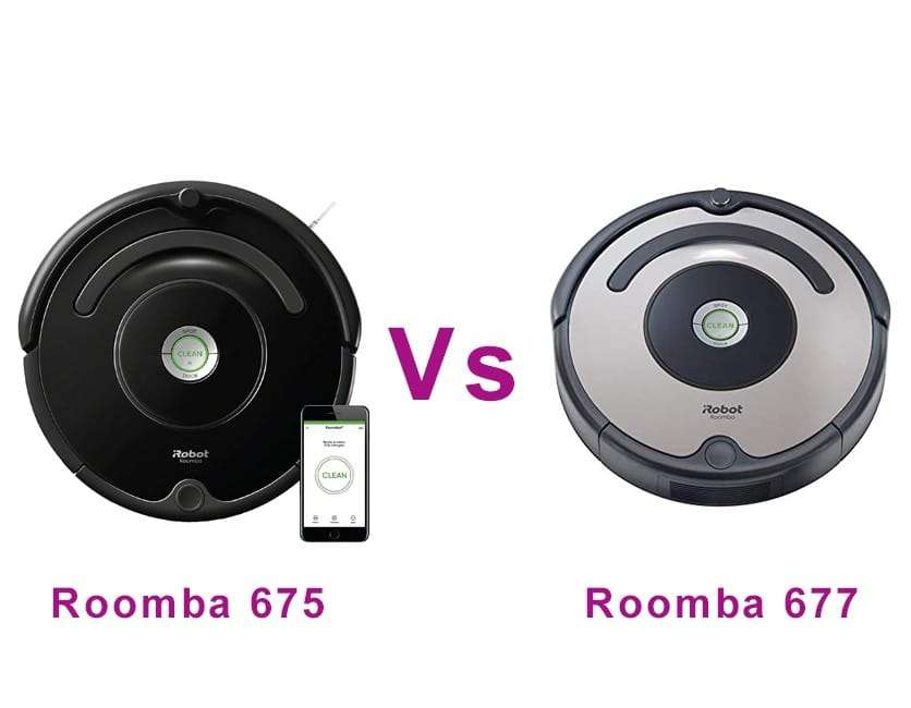 iRobot Roomba 677 and 675