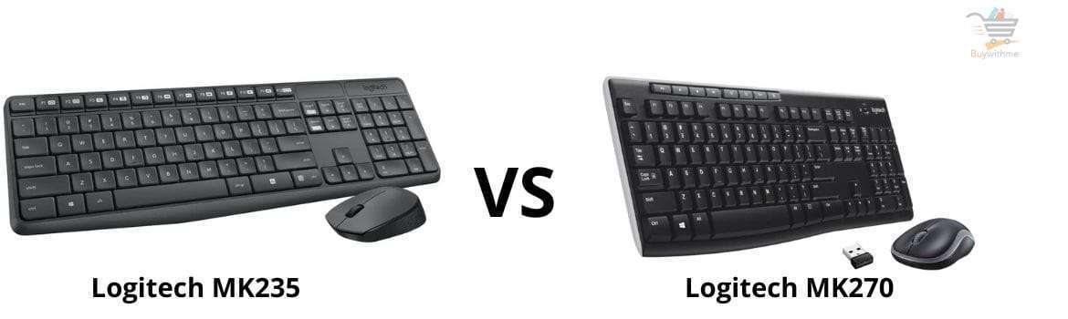 Logitech MK235 vs MK270