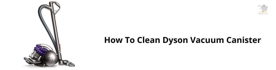 How To Clean Dyson Vacuum Canister