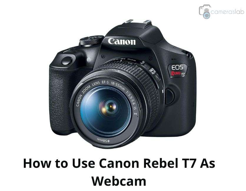 How to Use Canon Rebel T7 As Webcam